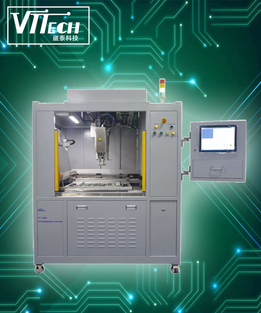 全球首臺自動PTH返修站VT-160L通過美國SANMINA認(rèn)證